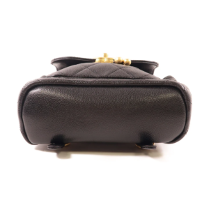 CHANEL 牛皮皮革Backpack金扣背包