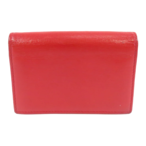 BVLGARI  牛皮皮革Card Case卡片套紅色