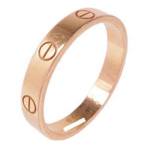 CARTIER 18K玫瑰金Love Ring戒指