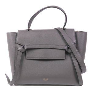 CELINE 牛皮皮革Nano Belt Bag金扣手挽肩背兩用袋(全新)